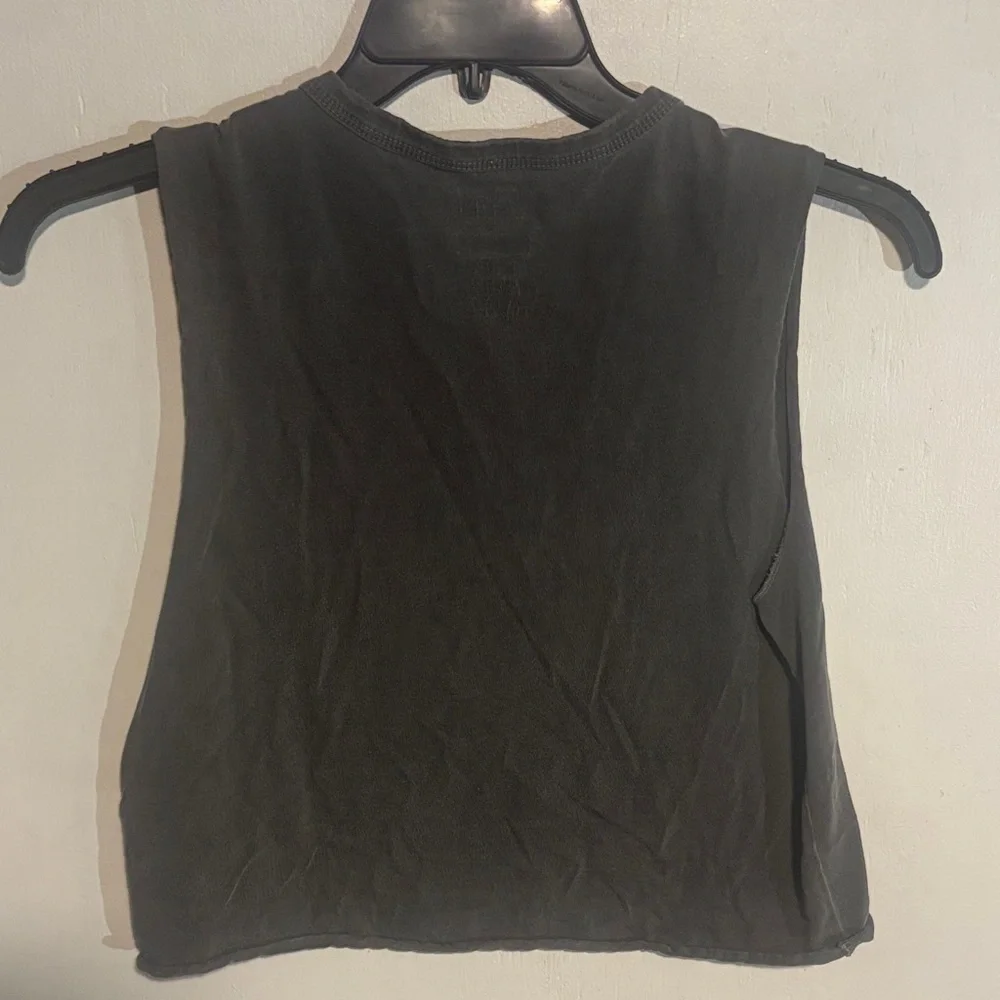 Vans Women's Charcoal Muscle Tee - Picture 4 of 5